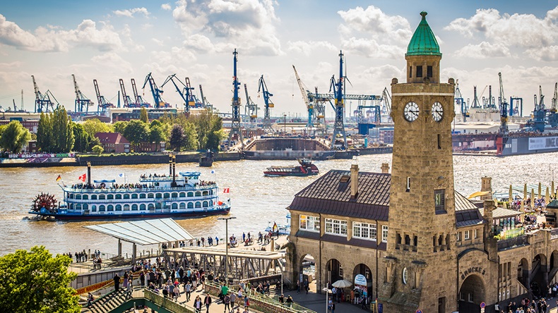 Hamburg port