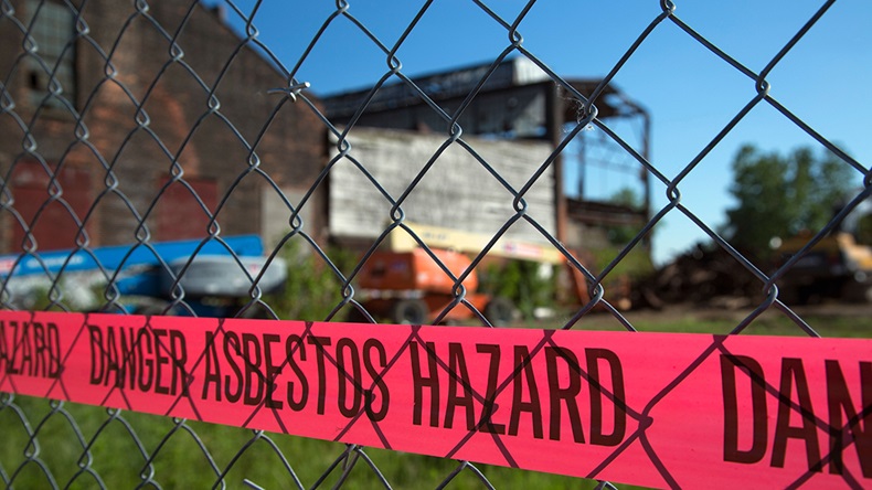 Asbestos (Jim West/Alamy Stock Photo)