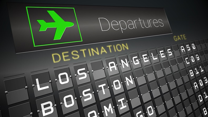 Departure board (Wavebreak Media ltd/Alamy Stock Photo)