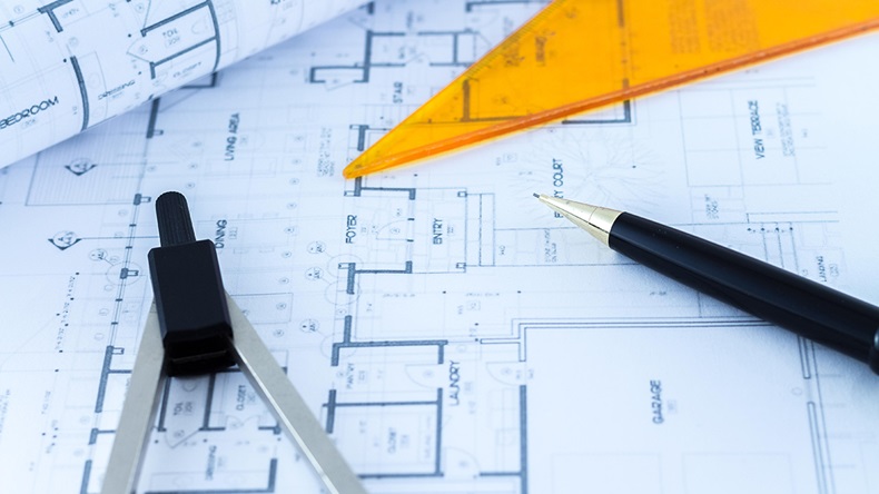 Architect plans (Vincent Huijgens/Alamy Stock Photo)