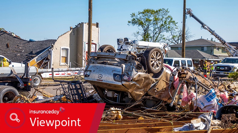 Louisiana tornado (2022) (Leslie Gamboni/Xinhua/Alamy Live News)
