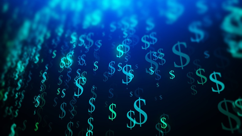 Digital dollars (Peshkova/Shutterstock.com)