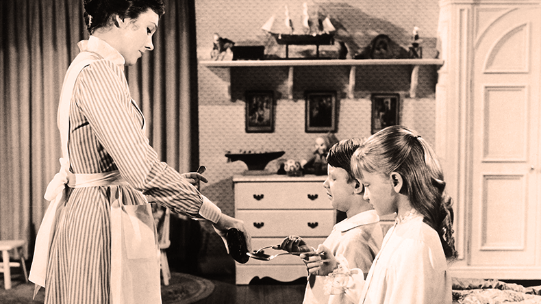 Mary Poppins film medicine scene