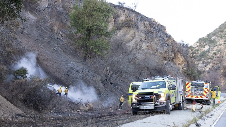 California fire hotspots, Topanga