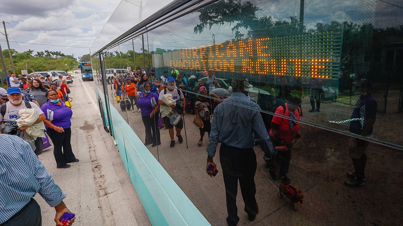 Hurricane Helene evacuation 