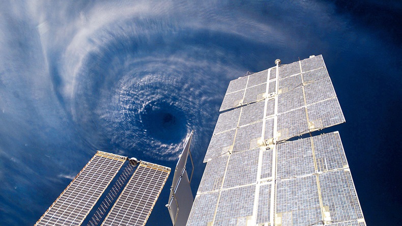 Typhoon from space