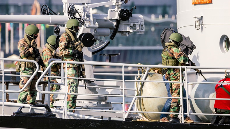 Anti-piracy training exercise