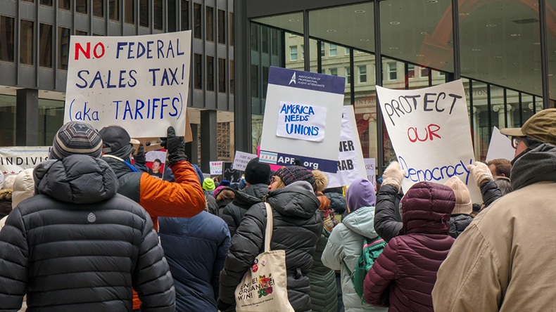 US tariffs protest (2025)