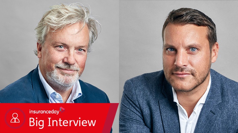 David Carson (left), head underwriter, K2 Cat, and Richard Coello, managing director, K2 Financial